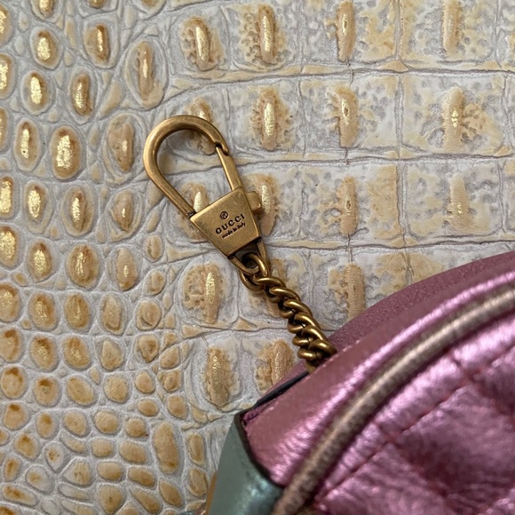 Gucci Laminated Calfskin Mini Traputata Bag - Picture 14 of 15